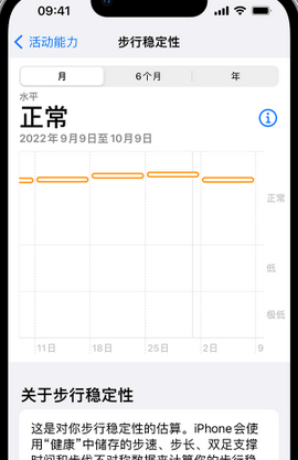 海州iPhone手机维修如何在iPhone开启'步行稳定性通知'