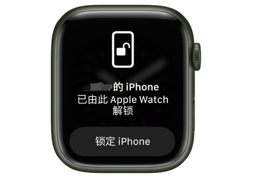 海州苹果手机维修分享用 AppleWatch 解锁配备面容 ID 的 iPhone方法 